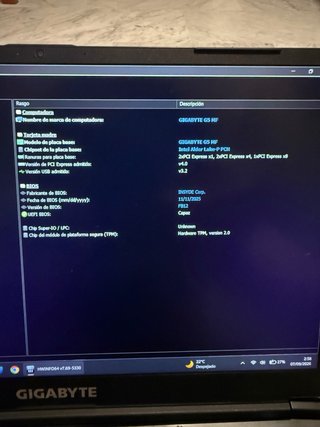 Portátil GIGABYTE G5 MF