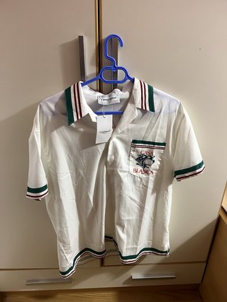 Camisa Blanca Manga Corta Talla M