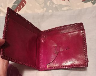 Cartera vintage de cuero