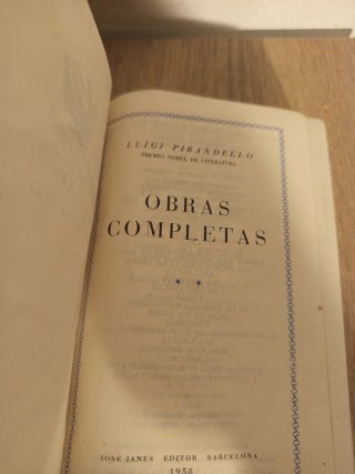 Libro Obras completas de Luigi Pirandello (1958)