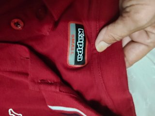 Camiseta Polo Kappa Roja Talla S