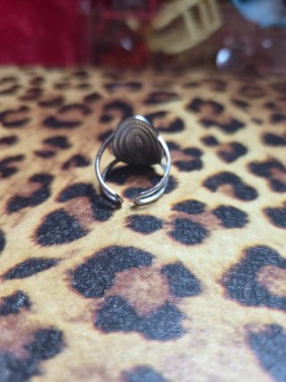 Anillo Acero Inoxidable Plateado Ajustable