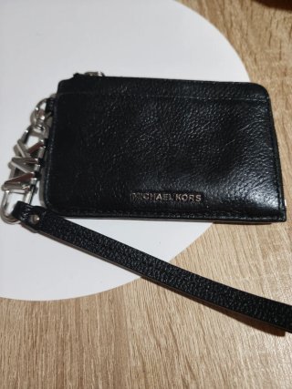 Tarjetero Michael Kors Negro con Llavero