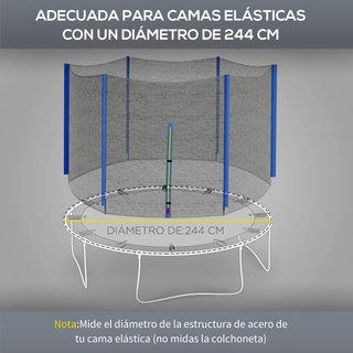 Red de seguridad para trampolín