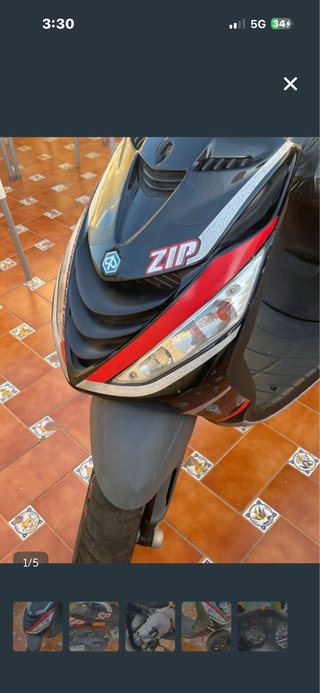 Piaggio Zip SP 50cc Negra/Roja