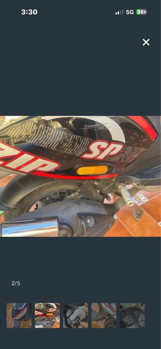 Piaggio Zip SP 50cc Negra/Roja