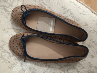 Bailarinas Zara estrellas talla 35