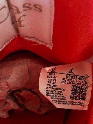 Zapatillas Jordan 1 Low Rojas y Blancas