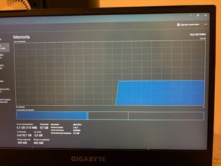 Portátil Gigabyte Negro