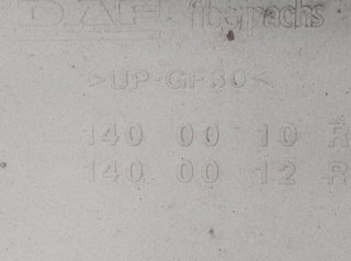 Deflector der daf 108047 1400010 serie 430/440/480