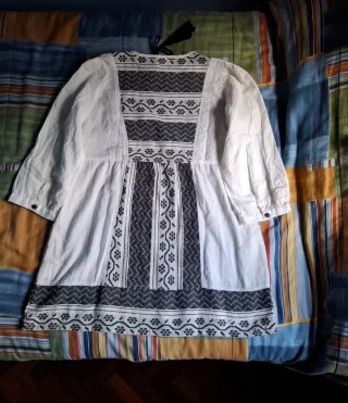 Blusa Natura bordada Talla M