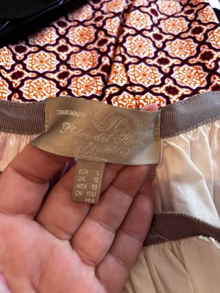 Falda Pedro Del Hierro Blanca