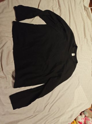 Polar negro manga larga