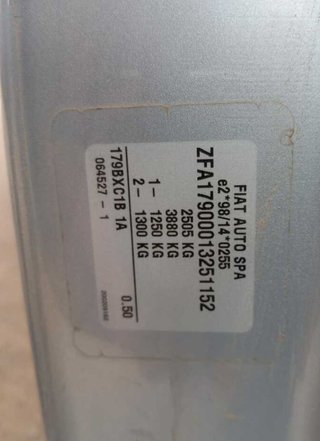 Paragolpes trasero fiat ulysse (179) * 446356