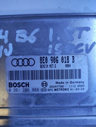 Centralita audi 8e0906018b a4 1.8 t mt (150 cv) 96