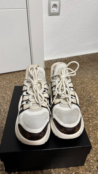 Zapatillas Louis Vuitton Marrón/Blanco