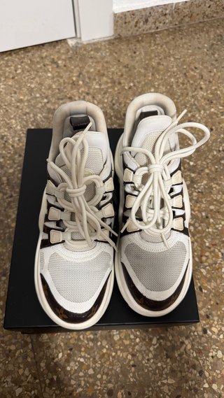 Zapatillas Louis Vuitton Marrón/Blanco