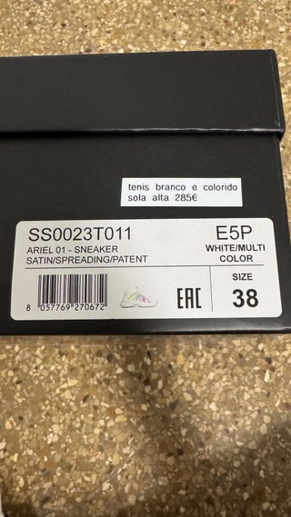Zapatillas Pinko Blancas y Rojas