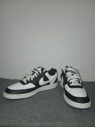Nike Court Vision Zapatillas Negras y Blancas