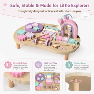NUEVO! Mesa Actividades Bebé rosa
