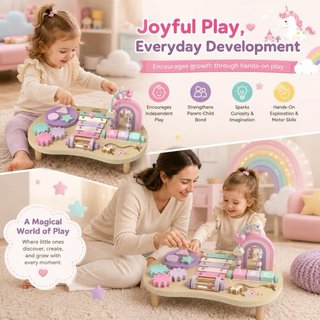 NUEVO! Mesa Actividades Bebé rosa