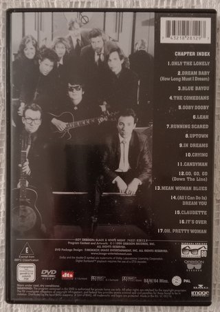DVD Roy Orbison Black & White Night