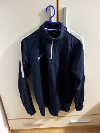 Sudadera Media Cremallera Nike Azul Marino Talla L