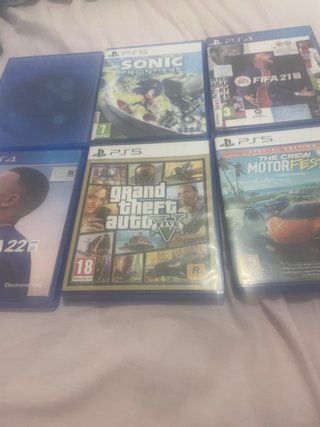 Juegos PS4 y PS5: FIFA 21, Sonic, GTA V, Motorfest