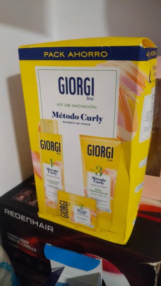 Kit Giorgi Método Curly Champú Mascarilla Gel