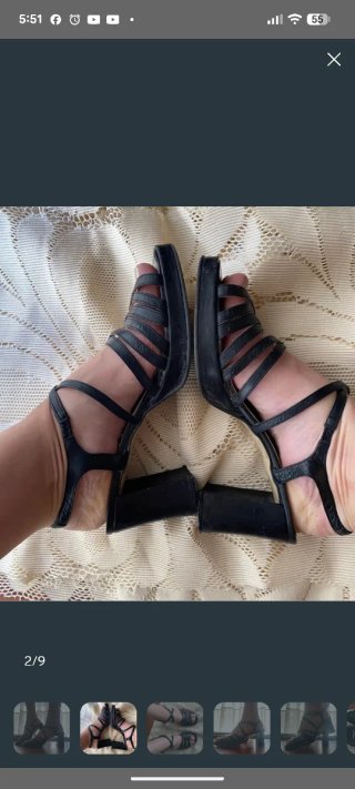 Sandalias de piel con plataforma