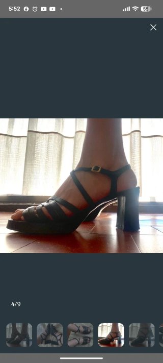 Sandalias de piel con plataforma