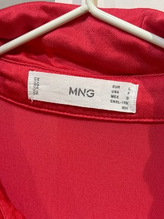 Camisa Mango Mujer Rosa TALLA L