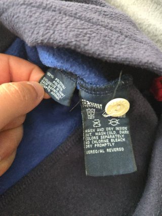 Tommy Hilfiger Vintage Pile Uomo XL Blu a Righe