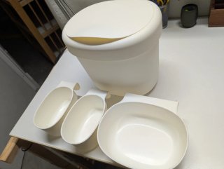 Cambiador IKEA madera y regalo