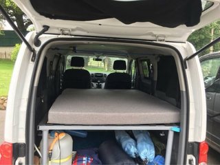 Cama camper extensible Nissan NV200