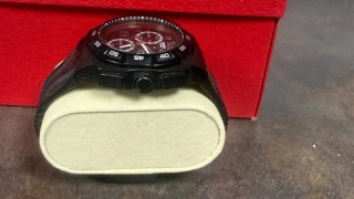 Orologio cronografo Swatch nero ultra raro
