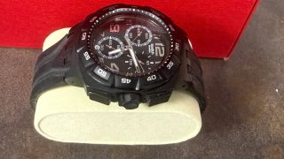 Orologio cronografo Swatch nero ultra raro