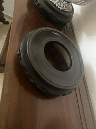 Coppia vasi cinesi cloisonné con coperchio