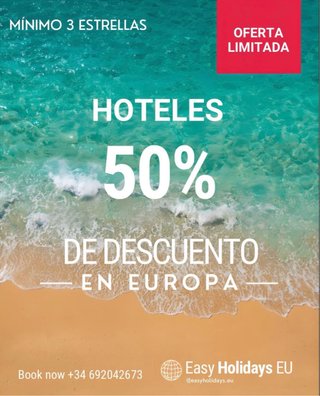 Hotel a mitad de precio
