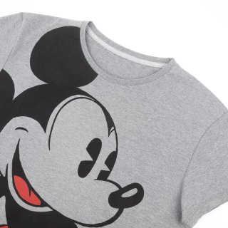 Camiseta Mickey Gris y Roja Talla S