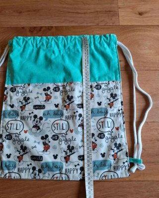 Mochila de tela con Mickey Mouse