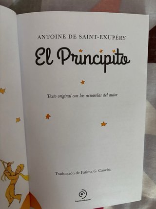 Libro el Principito