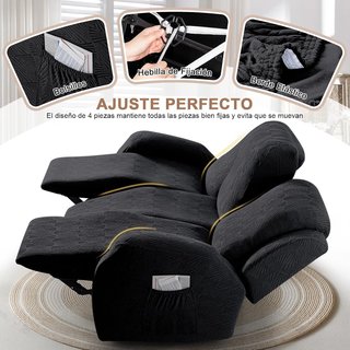 TAOCOCO Funda Sillón Relax 8 Piezas Antimanchas