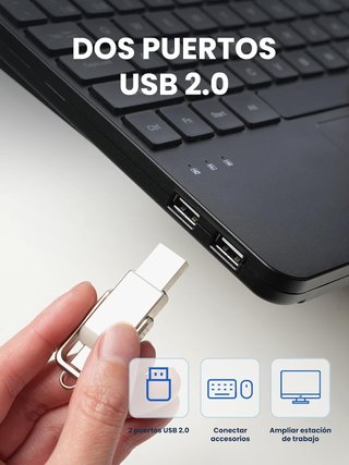PERIXX PERIBOARD‑427 Teclado Trackball USB