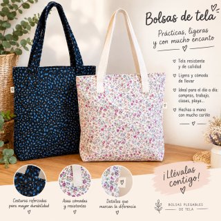 Bolsas de tela estampadas