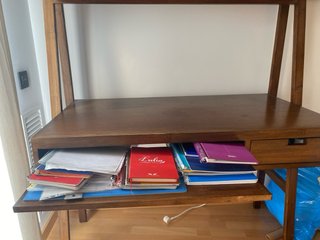 Scrivania Banak Importa in legno di teak