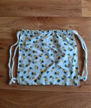 Mochila de tela con estampado Minions