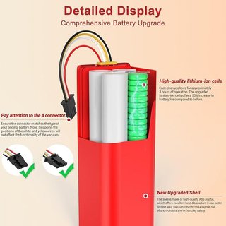 HT TopHinon 6500mAh Batería Xiaomi Roborock S4