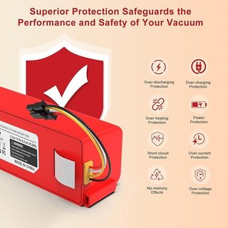 HT TopHinon 6500mAh Batería Xiaomi Roborock S4