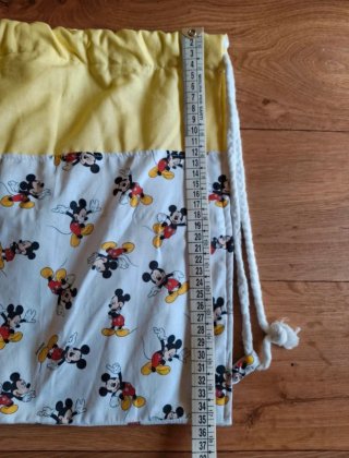 Mochila de tela con estampado de Mickey Mouse